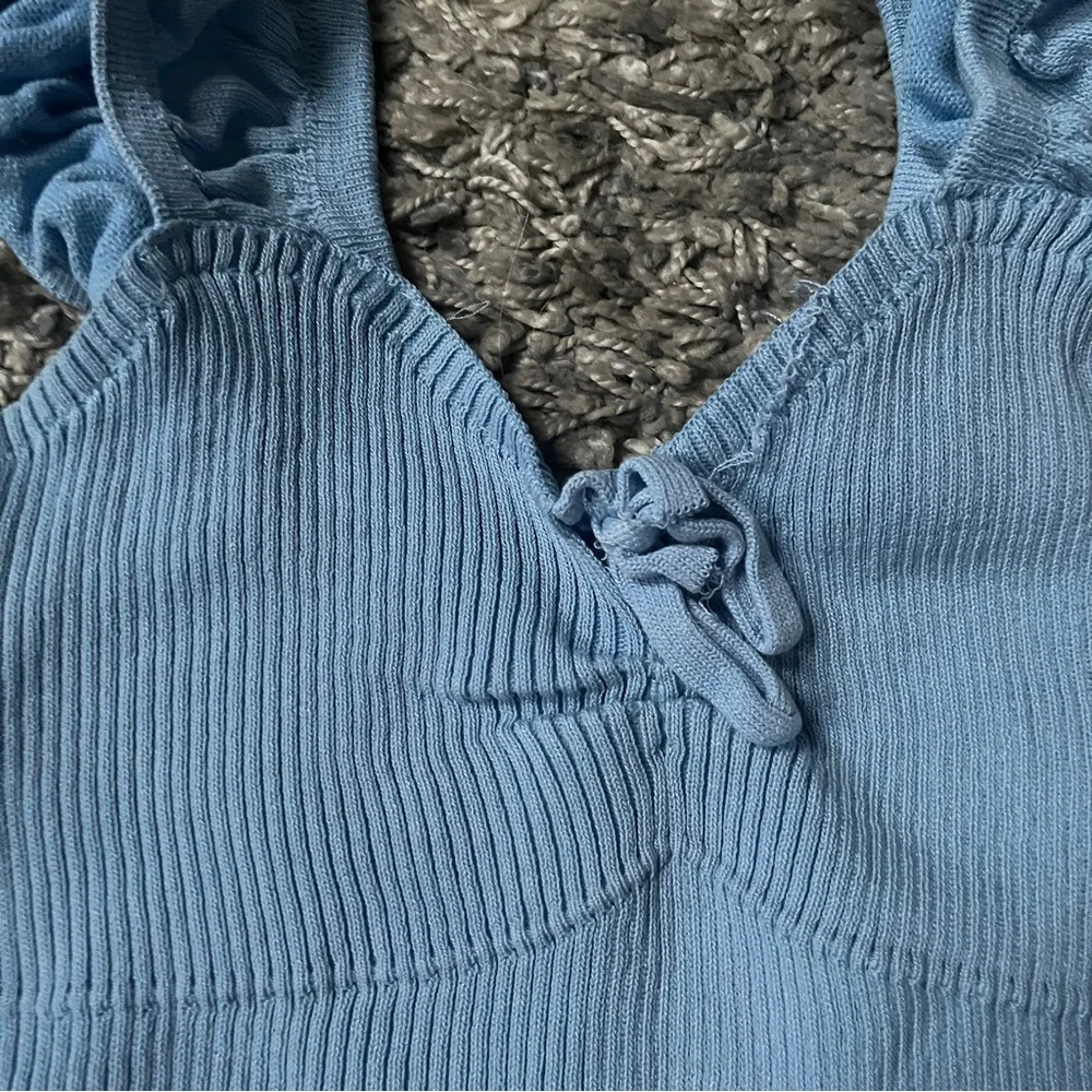 Blue Rib tank top - Picture 3 of 5